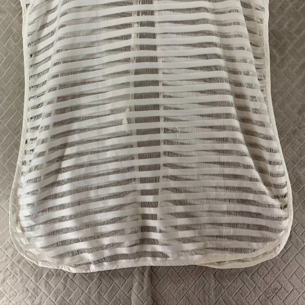 Manhattan Blues Swim Cover Up Womens Free Size White Sheer Crochet Boho Festival - Picture 11 of 13